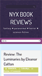 Mobile Screenshot of nyxbookreviews.com